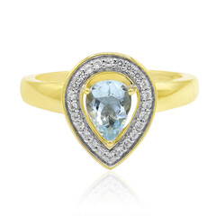 9K Medina Aquamarine Gold Ring