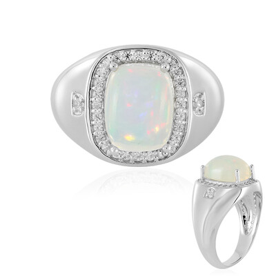 Welo Opal Silver Ring