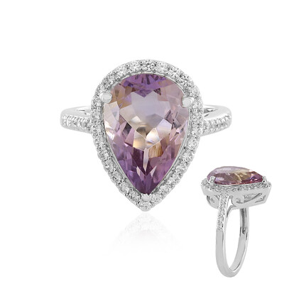 Ametrine Silver Ring