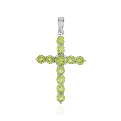 Peridot Silver Pendant