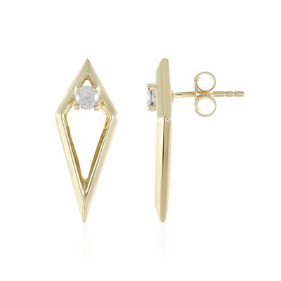 9K I2 (H) Diamond Gold Earrings (de Melo)