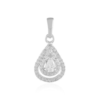 Zircon Silver Pendant