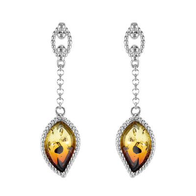 Baltic Amber Silver Earrings (dagen)