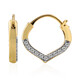 9K SI1 (G) Diamond Gold Earrings (Annette)