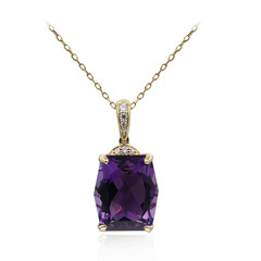 14K Amethyst Gold Necklace