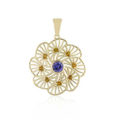 9K AAA Tanzanite Gold Pendant (Ornaments by de Melo)