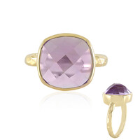 Rose de France Amethyst Silver Ring