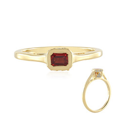 Tanzanian Ruby Silver Ring (Adela Silber)