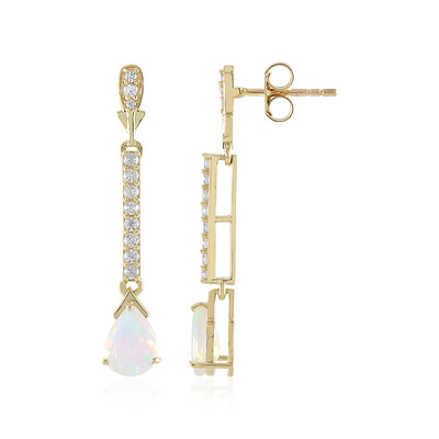 9K Welo Opal Gold Earrings (de Melo)