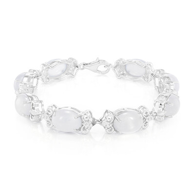 Turkish Chalcedony Silver Bracelet