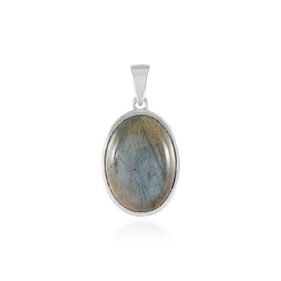 Labradorite Silver Pendant