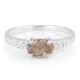 Cinnamon Zircon Silver Ring