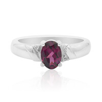 Rhodolite Silver Ring