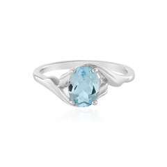 Sky Blue Topaz Silver Ring