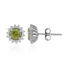 Sphene Silver Earrings