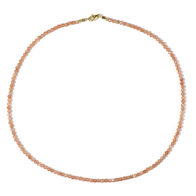 Sunstone Silver Necklace