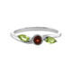 Peridot Silver Ring