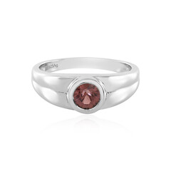 Pink Zircon Silver Ring