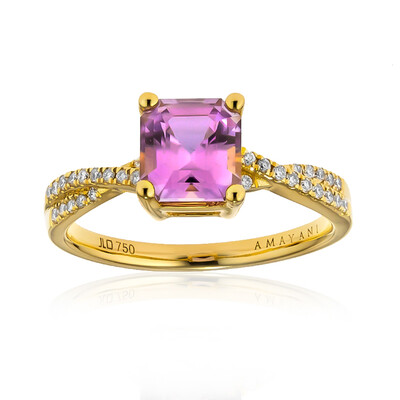 18K Pink Diaspore Gold Ring (AMAYANI)