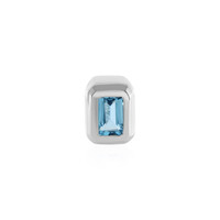 Swiss Blue Topaz Silver Pendant