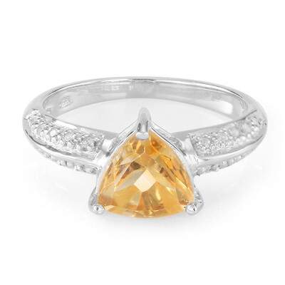 Citrine Silver Ring