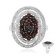 Garnet Silver Ring