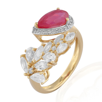 Madagascar Pink Sapphire Silver Ring (de Melo)