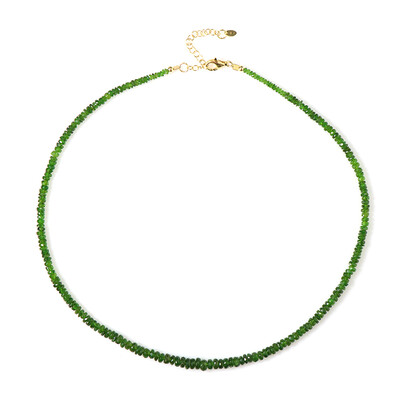 Russian Diopside Silver Necklace