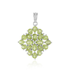 Peridot Silver Pendant