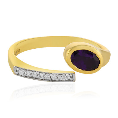 Amethyst Silver Ring (MONOSONO COLLECTION)