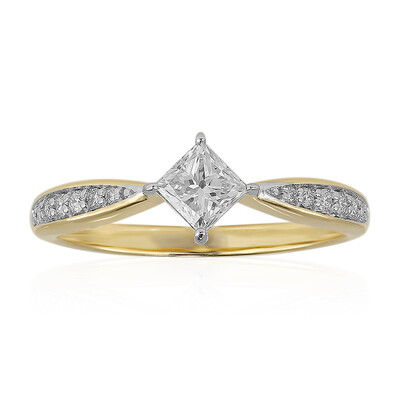 14K SI1 (G) Diamond Gold Ring (Annette)