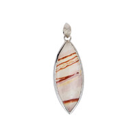 Sunset Jasper Silver Pendant