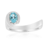 Blue Apatite Silver Ring (Pallanova)