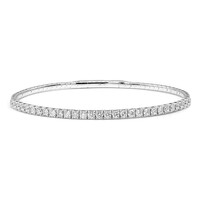 14K I1 (H) Diamond Gold Bangle (CIRARI)