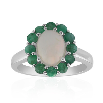 Welo Opal Silver Ring