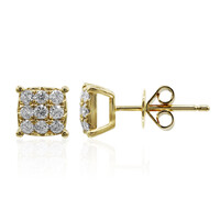 18K SI2 (H) Diamond Gold Earrings (CIRARI)