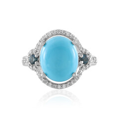 Sleeping Beauty Turquoise Silver Ring (Faszination Türkis)