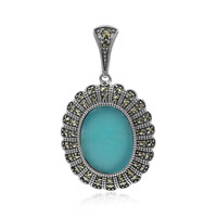 Amazonite Silver Pendant (Annette classic)