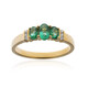 14K AAA Zambian Emerald Gold Ring (CIRARI)