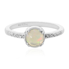 Welo Opal Silver Ring