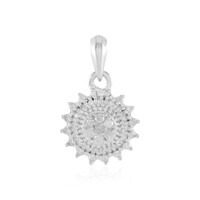 I2 (I) Diamond Silver Pendant