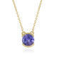 Tanzanite Silver Necklace