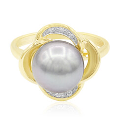 9K Tahitian Pearl Gold Ring (TPC)