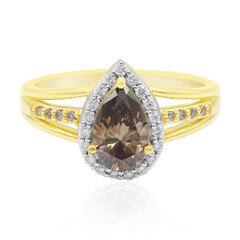 18K SI1 Argyle Cognac Diamond Gold Ring (Mark Tremonti)