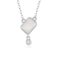 Welo Opal Silver Necklace