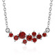 Tanzanian Ruby Silver Necklace