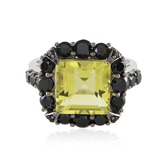 Ouro Verde Quartz Silver Ring