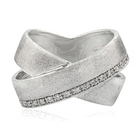 I1 (G) Diamond Silver Ring