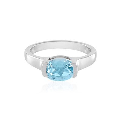 Sky Blue Topaz Silver Ring