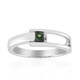 Brazilian Green Tourmaline Silver Ring (Pallanova)